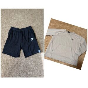 Nike Tech Fleece Shorts & Sweatshirt